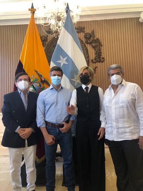 Leopoldo López está en Ecuador para la toma de posesión presidencial