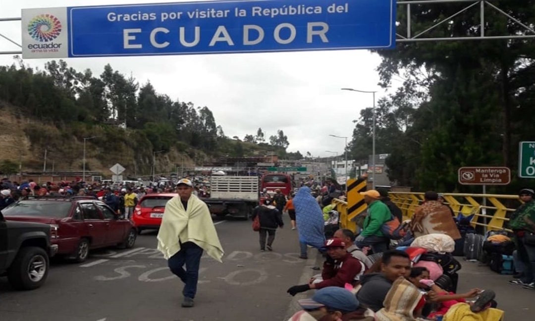 Revelan que 9 de cada 10 migrantes venezolanos ven a Ecuador como destino