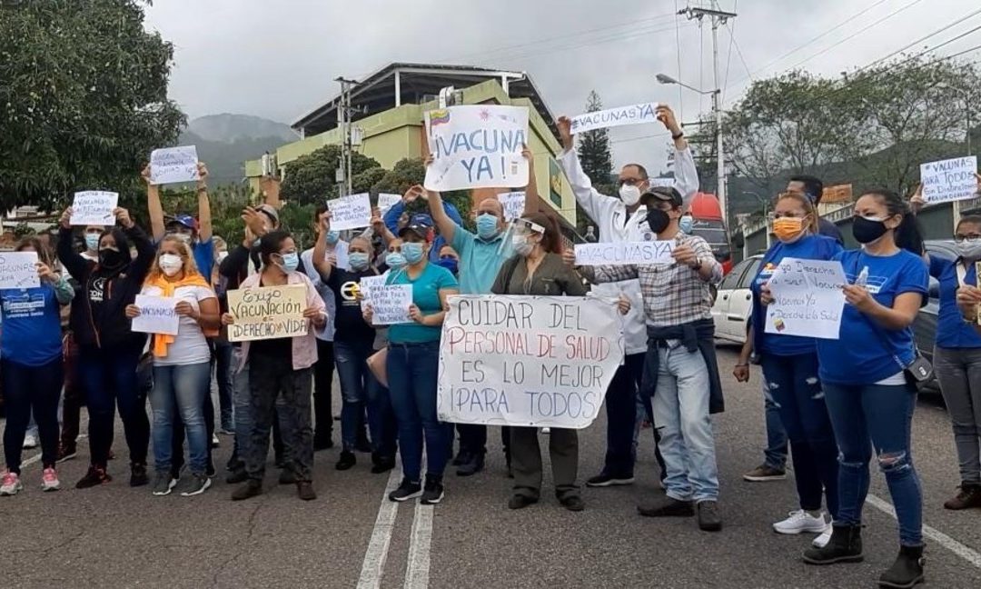 ¡Vacunas Ya!, la exigencia de las fuerzas vivas del Táchira